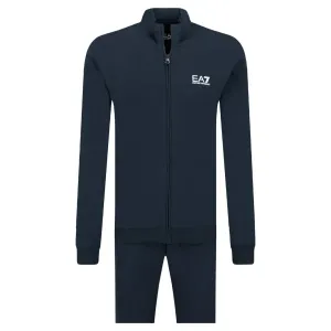 Спортивный костюм приталенного кроя Ea7, синий