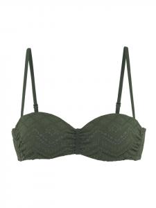 Верх бикини LASCANA, оливковый