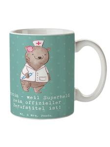 Керамическая кружка с изображением доктора, супергероя и поговорки на морском бризе Mr. & Mrs. Panda