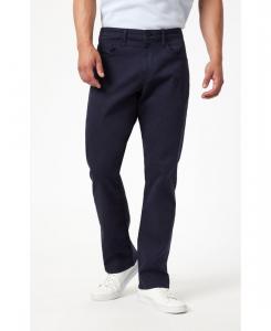 Мужские брюки Mavi Matt Relaxed Straight Leg темно-синего цвета, повседневная саржевая ткань Mavi Jeans, Navy blue