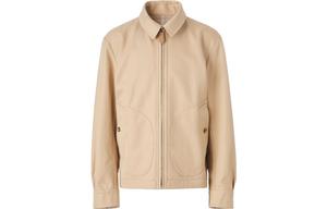 Куртка Пальто Мужская Мягкая Желто-Коричневая Burberry, Мягкого Бежевого Оттенка