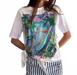 Футболка Kiera с принтом «Пишинэ» Vilagallo, Piscina Print