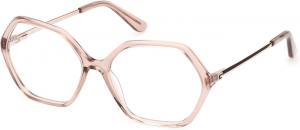 Guess Eyeglasses GU 50149 057 Shiny Beige/Rose Gold