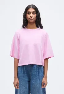 Классическая футболка с круглым вырезом 2/4 Only Petite, Super Pink Melange