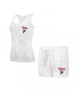 Женский комплект для сна Atlanta Falcons Quartz Hacci Knit Tank Top Shorts Concepts Sport