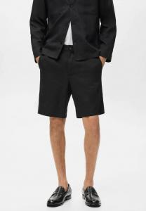 Шорты Mango WITH AN ELASTIC WAISTBAND, Black