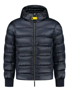 Стеганое пальто с капюшоном Parajumpers, синий