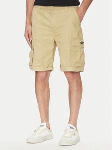 Шорты из ткани обычного кроя 251BE250CT3501 Aeronautica Militare, бежевый