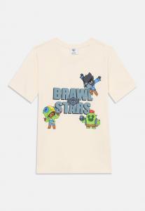 Футболка Lindex BRAWLSTARS UNISEX, Off White/Off-White