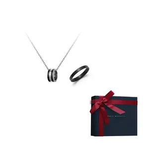 DW/DanielWellington Daniel Wellington Alloy Necklaces Unisex Obsidian Black