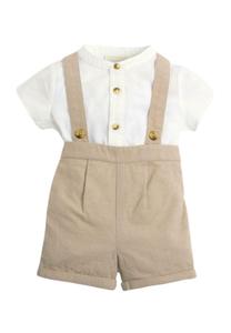 Комплект 2-PIECE GRANDAD SET JoJo Maman Bébé, цвет stone