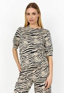 Футболка Soyaconcept Print T-shirt, C Black Combi/Black