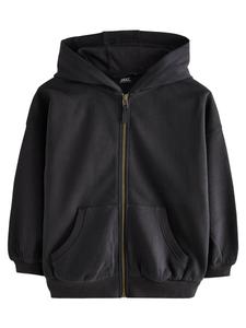 Толстовка с капюшоном на молнии Next, черный
