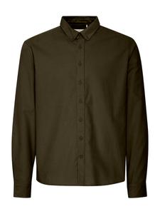 Рубашка на пуговицах классического кроя BLEND BHBEKIR, темно-зеленый