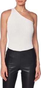 Боди женское GUESS без рукавов, меланж, Dove White