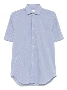 Рубашка в полоску Xacus, синий
