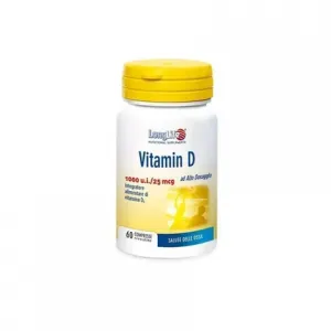 Витамин D Longlife 1000 МЕ Витамин D3 Добавка 60 таблеток Phoenix Long Life