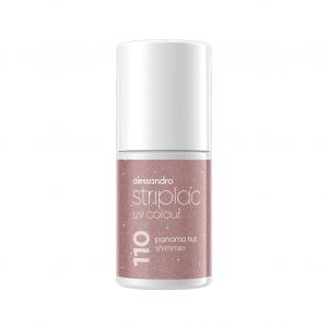 Лак для ногтей striplac uv colour Alessandro, panama hut shimmer, объем 6.5 мл