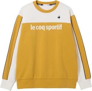 Толстовка Le Coq Sportif, толстовка с капюшоном из полутонной вязки, без капюшона (круглый вырез), влагоотводящая, эластичная, размер L (мужской)