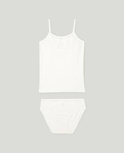 Комплект для девочки Cotton Juice, бежевый