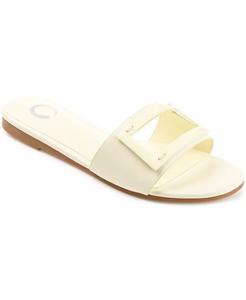 Женские сандалии Clair с вырезами Journee Collection, белый