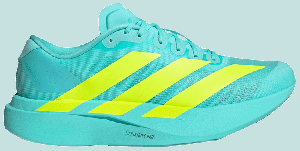 Кроссовки adidas Adizero Evo SL 'Flash Aqua Lucid Lemon', бирюзовый