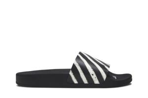 Шлепанцы Off-White Spray Stripes Slider, Black White