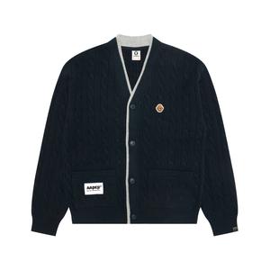 Кардиган с вышитым логотипом *A Bathing APE Aape, синий