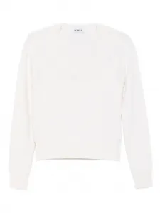 Свитер с V-образным вырезом DONDUP, белый