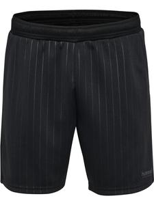Hummel Короткие полосатые шорты черного цвета