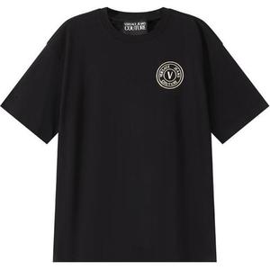 Футболка V Emblem Crewneck VERSACE JEANS COUTURE, черный