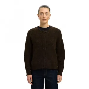 Кардиган Selected Lulu Short, коричневый