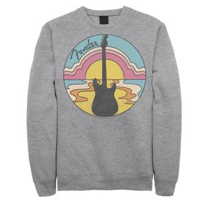 Мужская толстовка с логотипом Fender Groovy Sunset Licensed Character