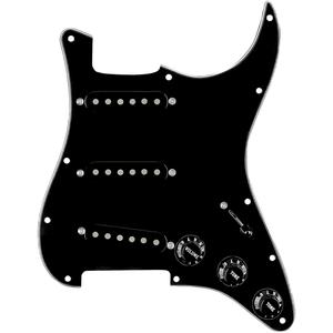 Накладка 920d Custom Generation Loaded для Strat с черными звукоснимателями и ручками, а также жгутом проводов S7W черного цвета