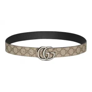 Реверсивный пояс Gg Marmont GUCCI, коричневый