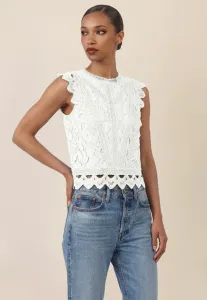 Стрипцен блузка Apart, Creme