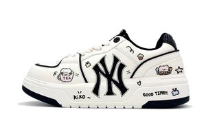 MLB Износостойкие низкие скейтерские кроссовки Chunky Liner Unisex White