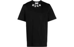 MSGM Футболка мужская черная