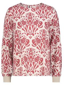 Блуза Sublevel Bluse, цвет Beere/Creme