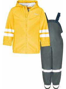 Playshoes Дождевик, простые комбинезоны желтого цвета