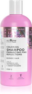 Окрашивающий шампунь для светлых волос, тонирующий шампунь для светлых волос So!Flow, atspalvis pink 300 мл