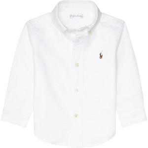 Polo Ralph Lauren Рубашка FW21 белая для младенцев и малышей