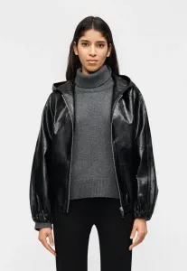 Худи из искусственной кожи Michael Michael Kors, Black