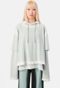 Худи CAMPERLAB Hoodie, Pastellgrau/Light Green