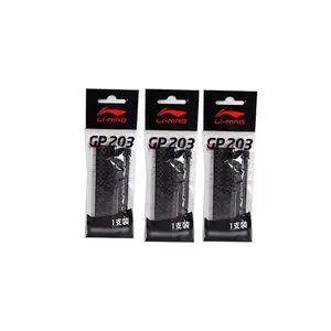 Li-Ning Li Ning Badminton Grip Tape PU для бадминтонной ракетки, теннисной ракетки, велосипедного руля, рукоятки удочки, тонкая, 3 шт