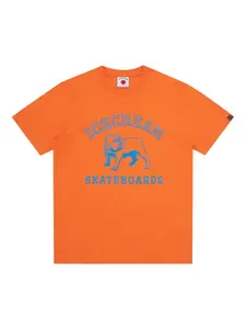 Футболка с графичным принтом Icecream, оранжевый