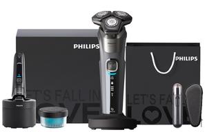 Подарочный набор S8850 роторная электробритва с тремя лезвиями и центром очистки полностью водонепроницаемая PHILIPS