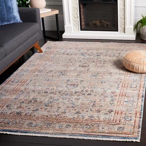 Ковер SAFAVIEH, 183 x 275 см, Persian Collection, бежевый и rust, дизайн boho oriental, без линьки и простой в уходе, идеален для помещений с высокой проходимостью в гостиной, спальне (VTP427B)