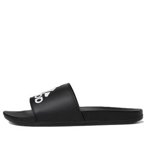 Тапочки adilette comfort slide 'black white' Adidas, черный