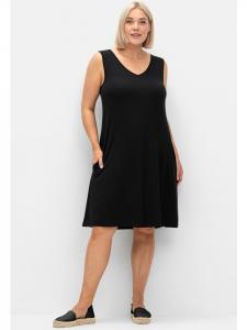 Платье до колена sheego, черный